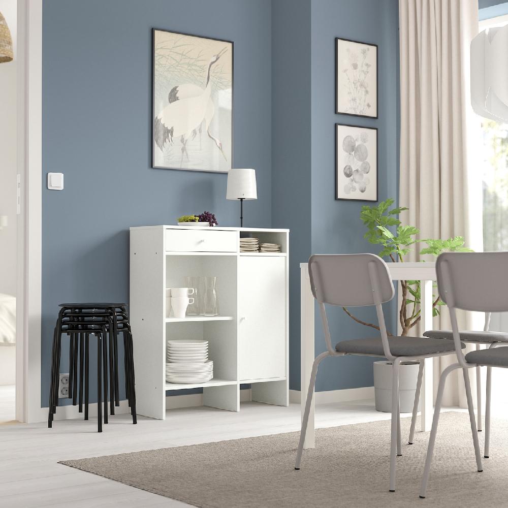 IKEA BAGGEBO Buffet Bianco 78x92 Cm