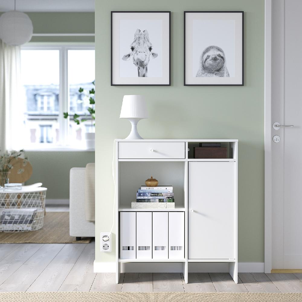 IKEA BAGGEBO Buffet Bianco 78x92 Cm