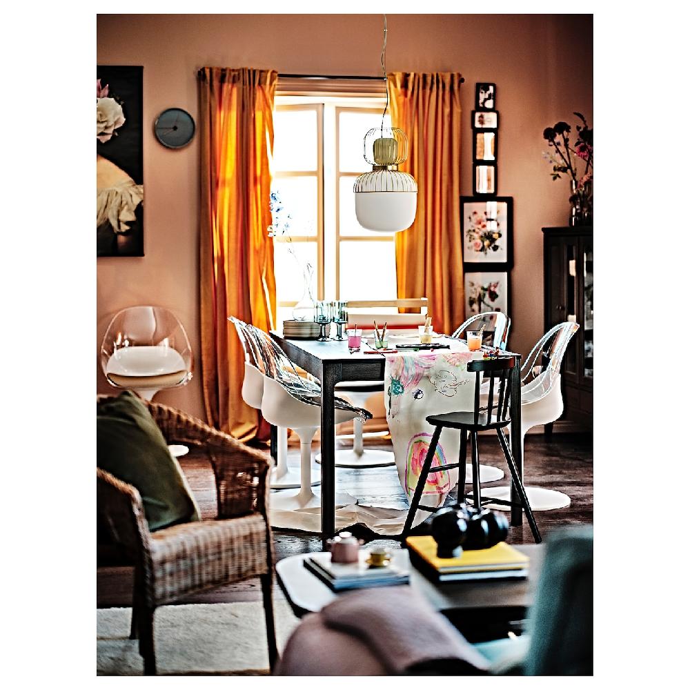 IKEA BALTSAR Sedia Girevole Bianco