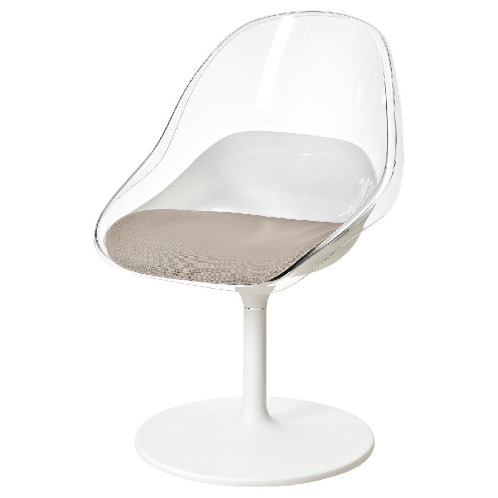 IKEA BALTSAR Sedia girevole bianco