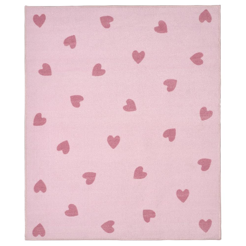 IKEA BARNDRÖM Tappeto rosa 133x160 cm