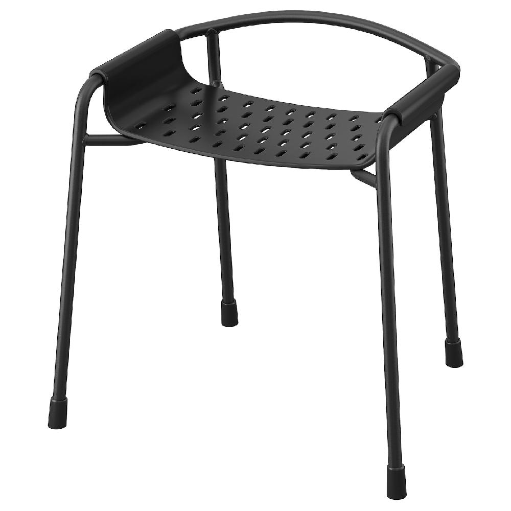 IKEA BÄSINGEN Sgabello Doccia Antracite