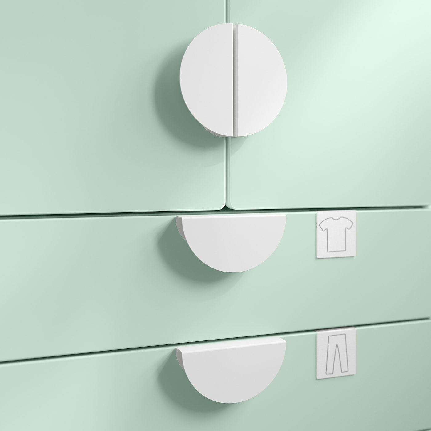 IKEA BEGRIPA Maniglia Bianco/semicircolare 130 Mm