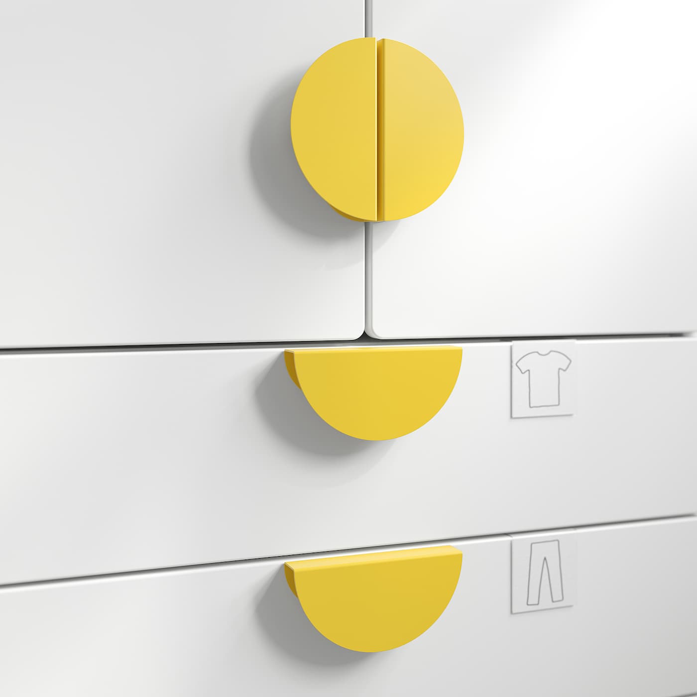 IKEA BEGRIPA Maniglia Giallo/semicircolare 130 Mm