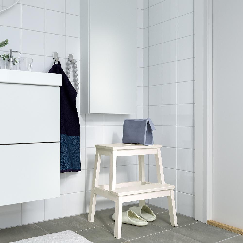 IKEA BEKVÄM Scaletta/sgabello Bianco 50 Cm