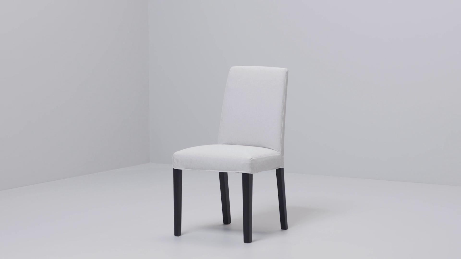 IKEA BERGMUND Sedia Effetto Rovere/Hallarp Beige