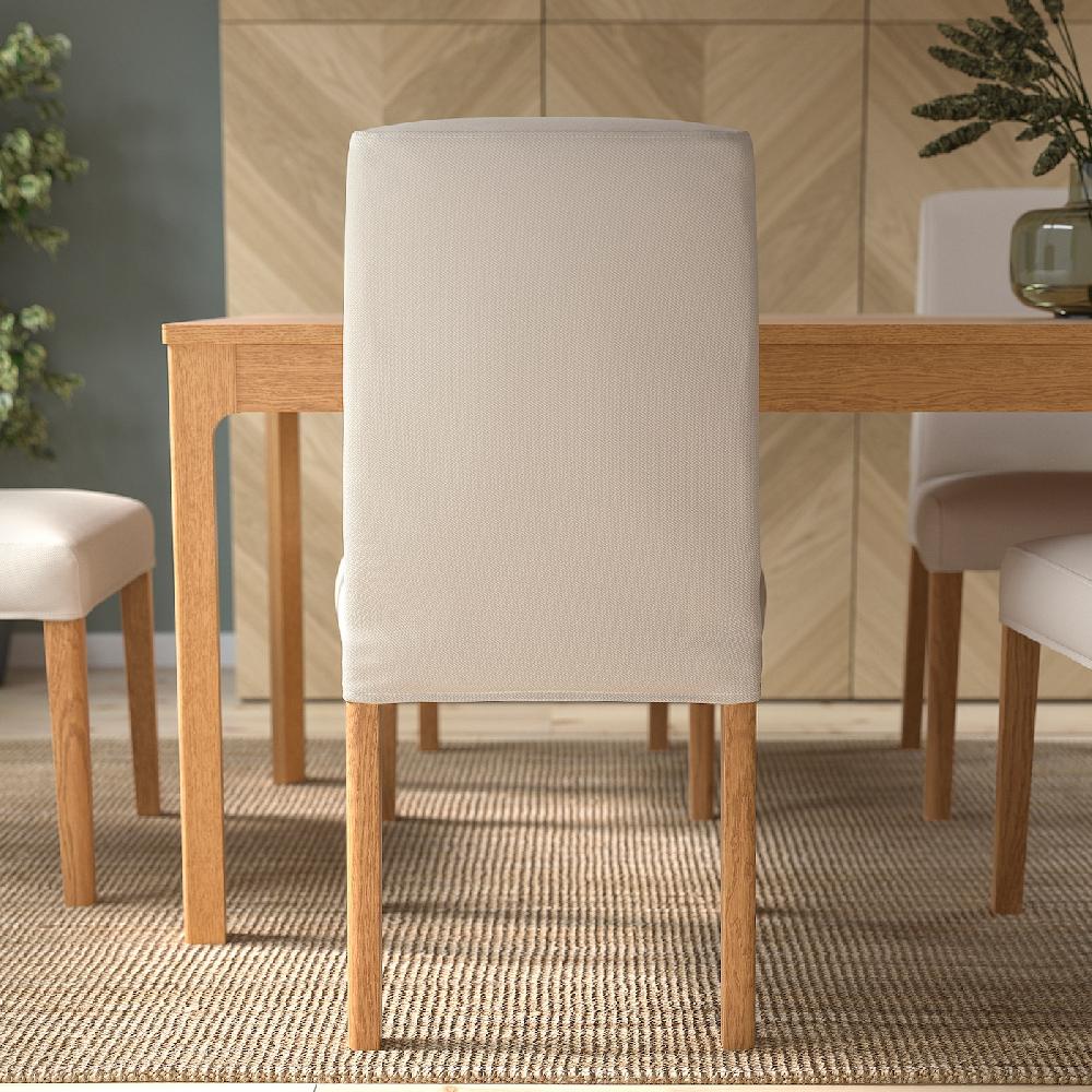IKEA BERGMUND Sedia Effetto Rovere/Hallarp Beige