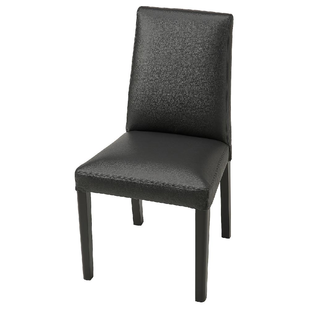 IKEA BERGMUND Sedia nero/Glose nero