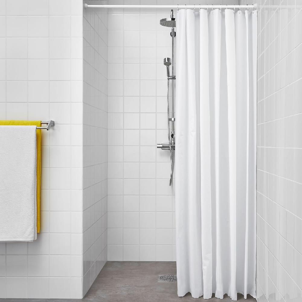 IKEA BJÄRSEN Tenda Doccia Bianco 180x200 Cm