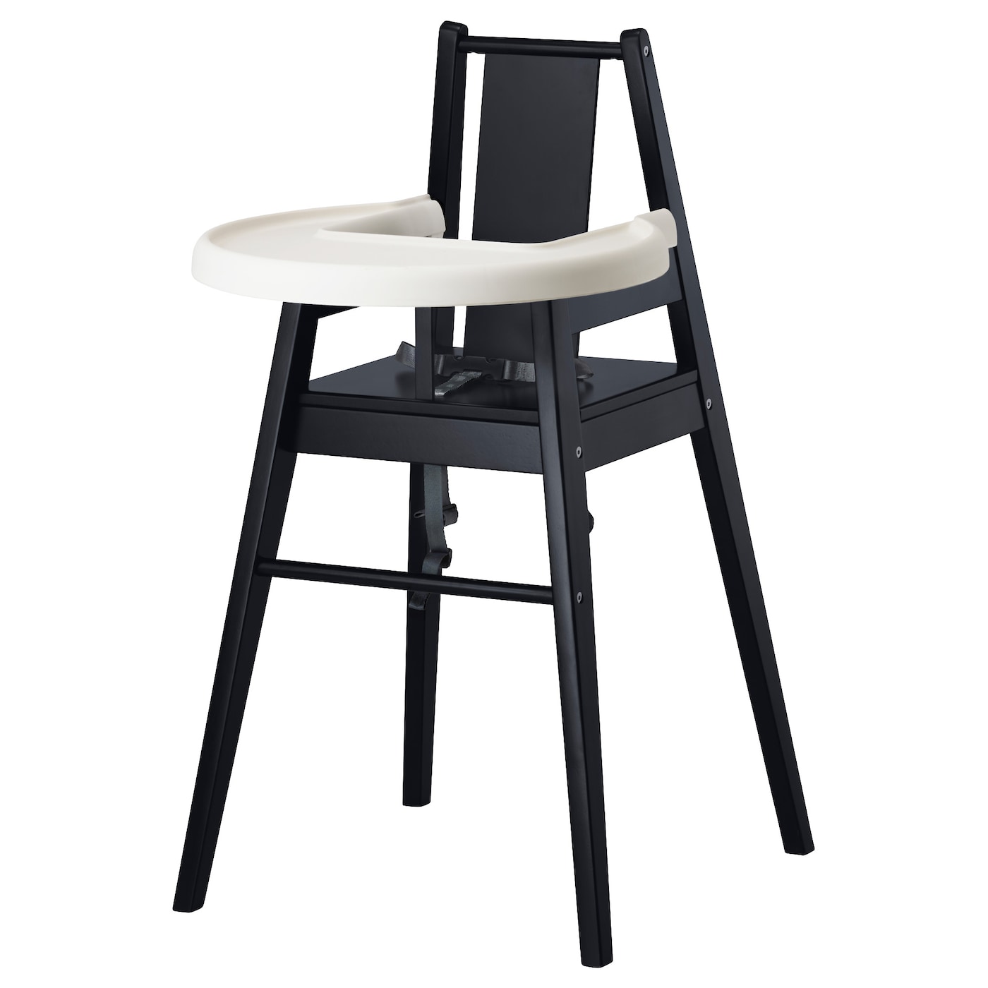 IKEA BLÅMES Seggiolone con vassoio nero