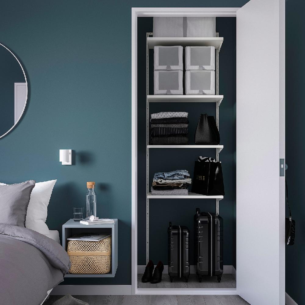 IKEA BOAXEL Scaffale Bianco 62x40x201 Cm