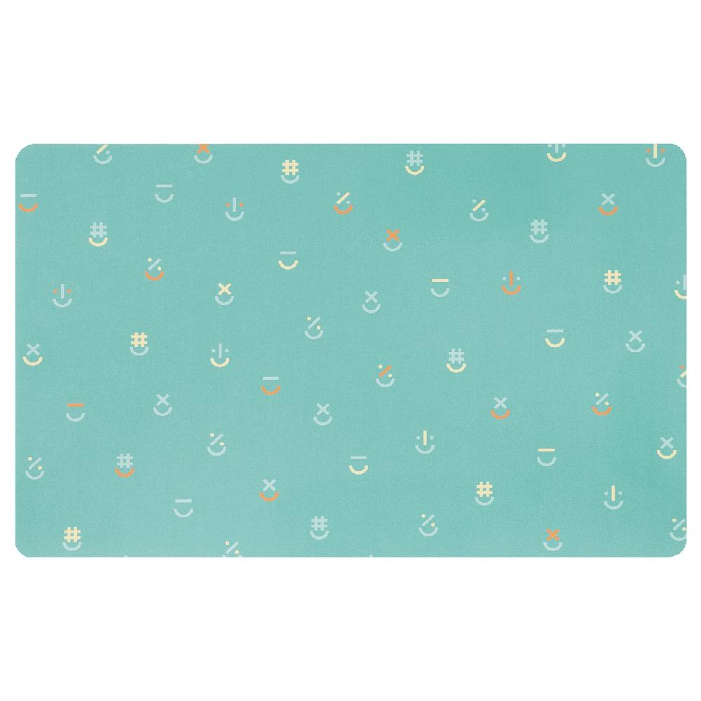 IKEA BÖNSYRSA Sottomano turchese 60x37 cm