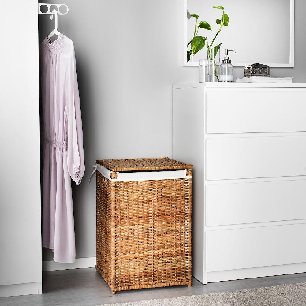 IKEA BRANÄS Cesta Per Bucato Rivestita Rattan 80 L