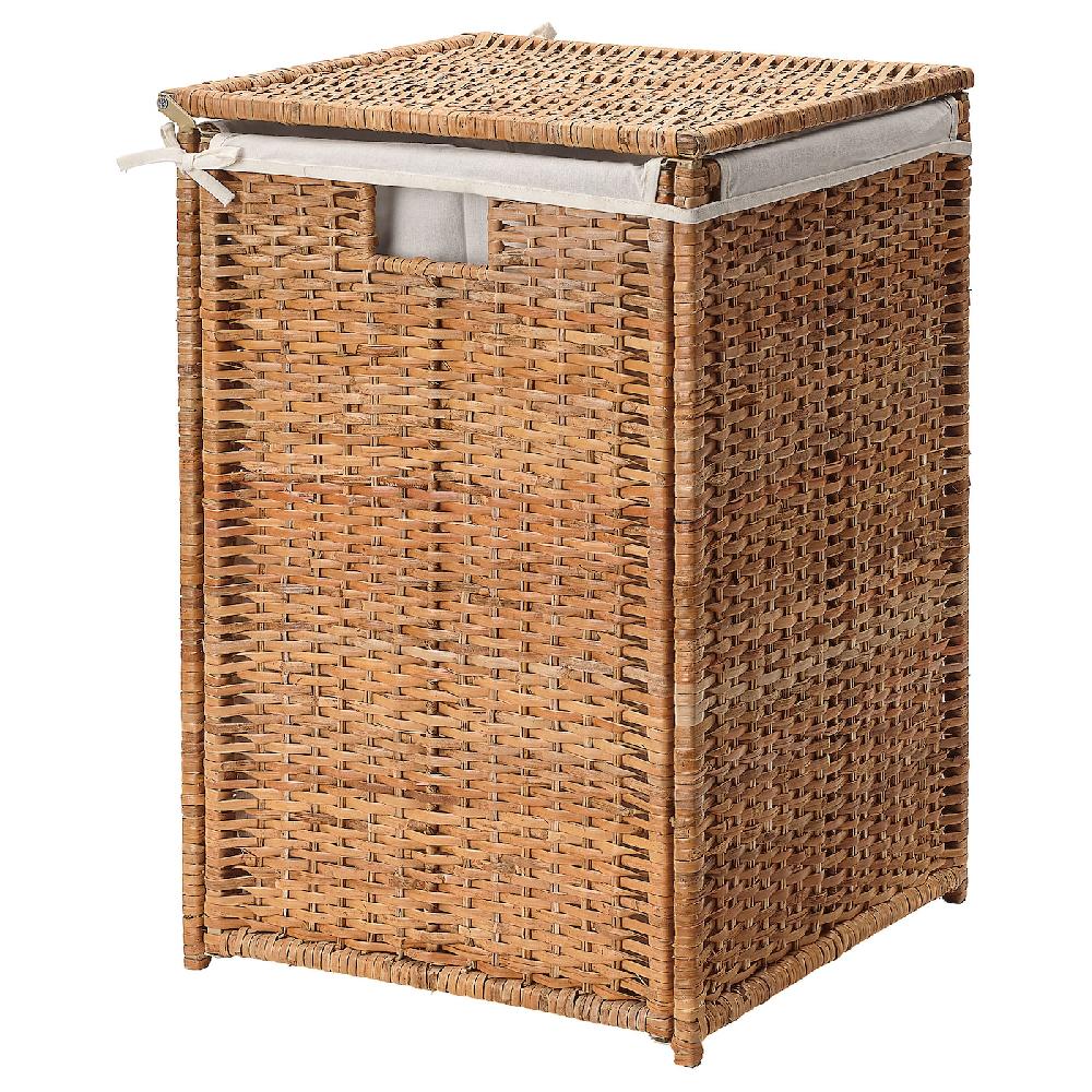 IKEA BRANÄS Cesta per bucato rivestita rattan 80 l