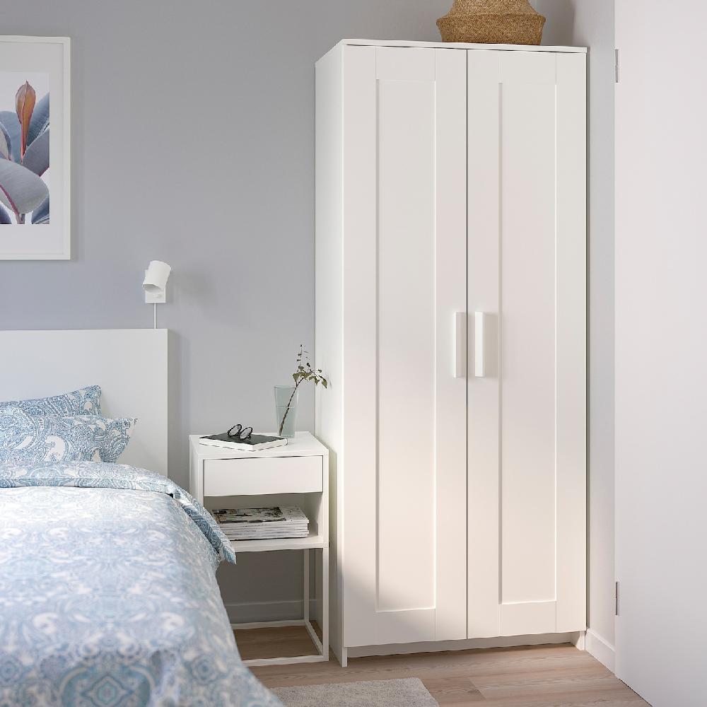 IKEA BRIMNES Guardaroba A 2 Ante Bianco 78x190 Cm