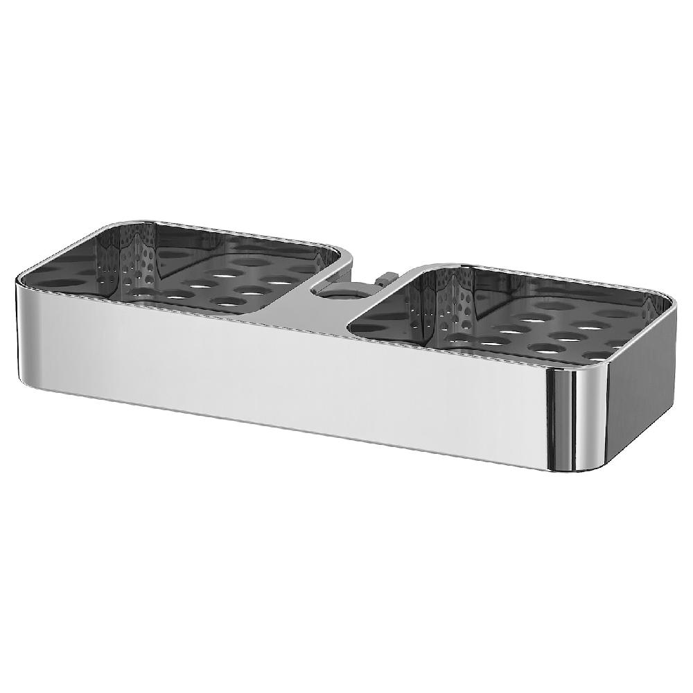 IKEA BROGRUND Mensolina per doccia cromato 25x4 cm
