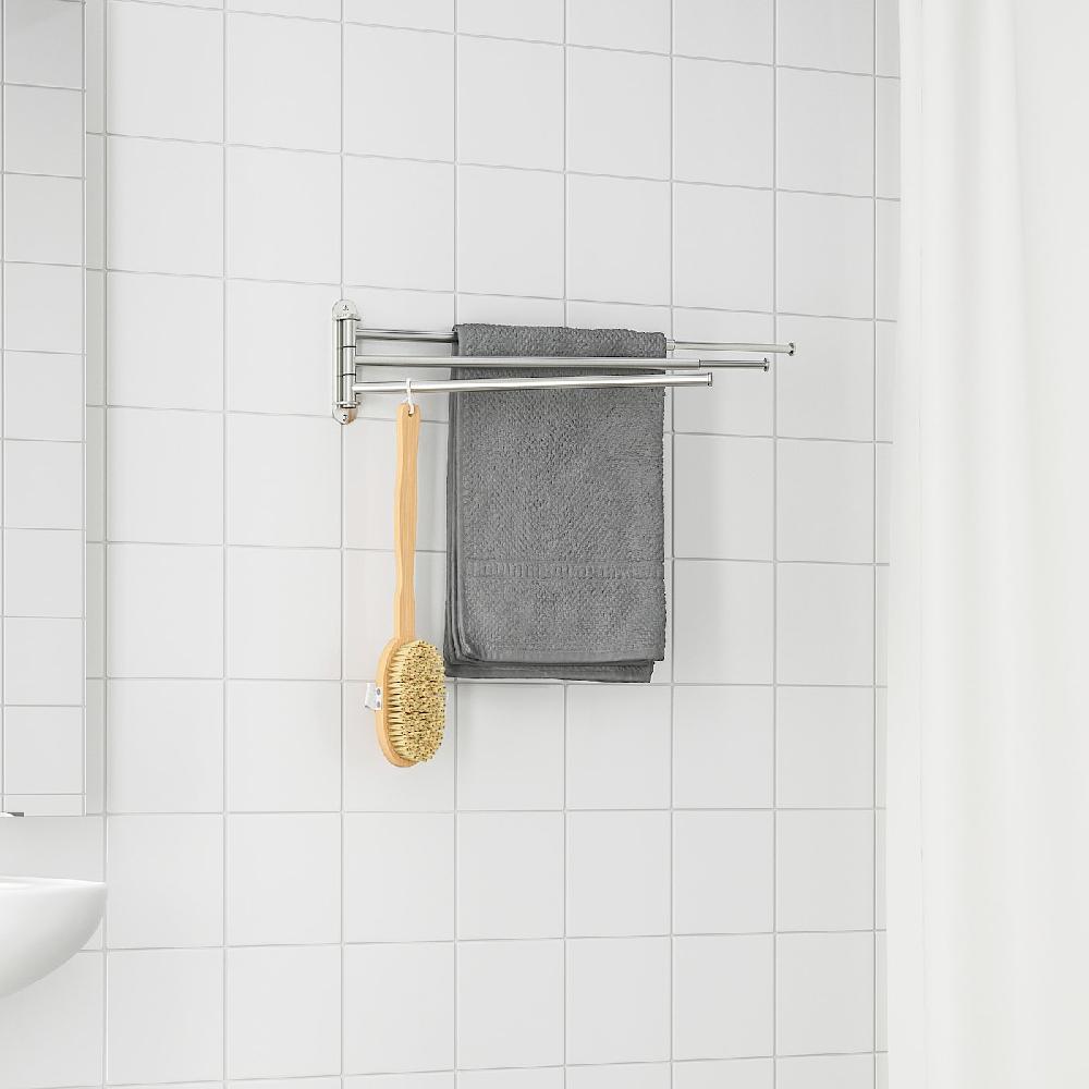IKEA BROGRUND Portasciugamani A 3 Bracci Inox