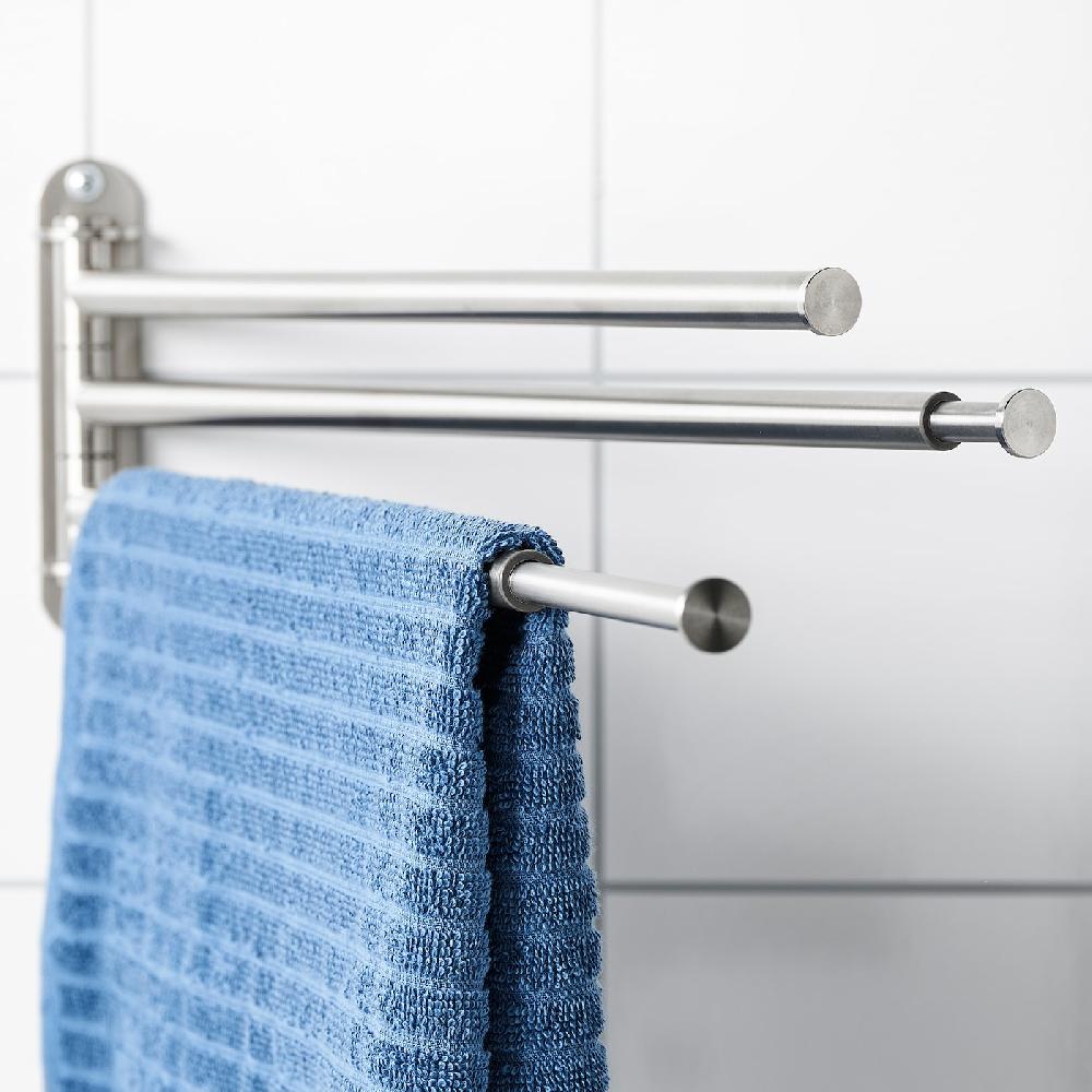 IKEA BROGRUND Portasciugamani A 3 Bracci Inox