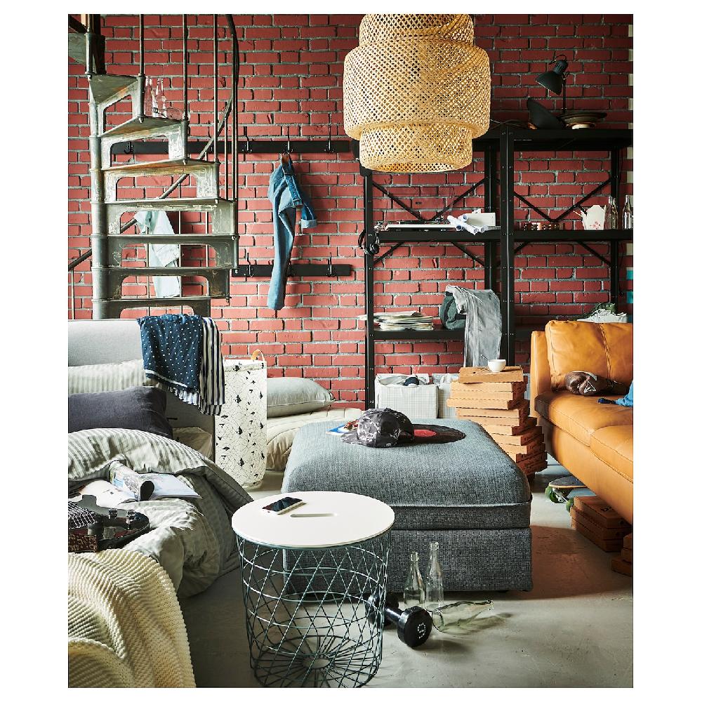 IKEA BROR Scaffale Nero 254x40x190 Cm