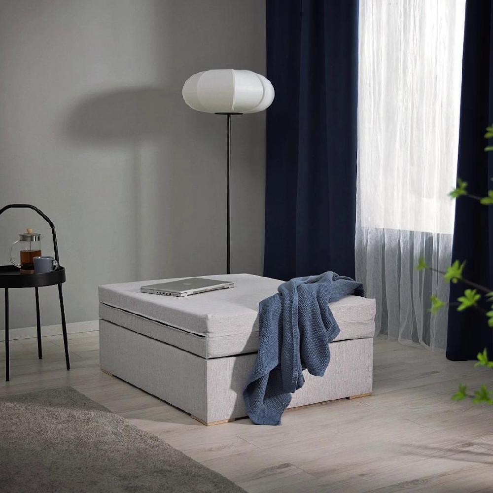 IKEA BURSERYD Pouf/materasso Pieghevole Grigio