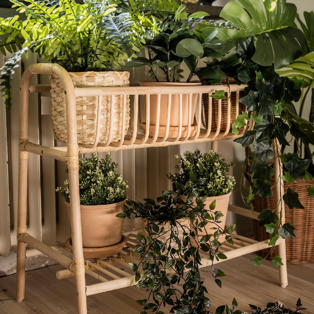 IKEA BUSKBO Piedistallo Per Piante Rattan 60 Cm