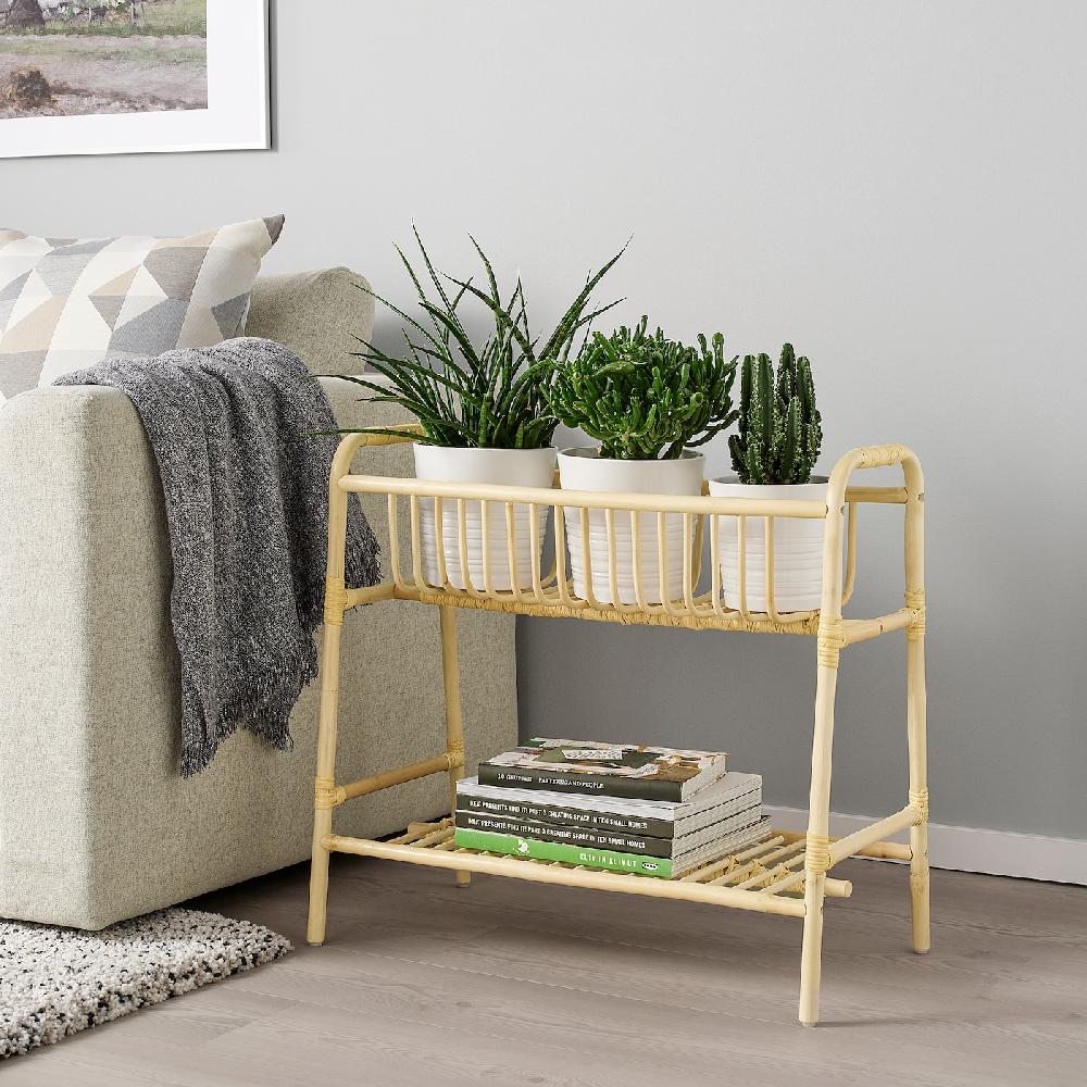 IKEA BUSKBO Piedistallo Per Piante Rattan 60 Cm