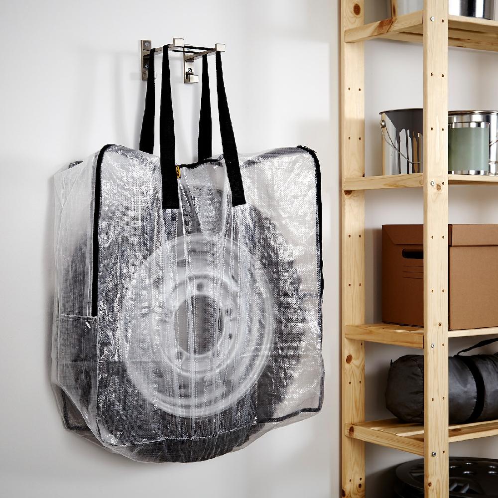 IKEA DIMPA Sacca Trasparente 65x22x65 Cm