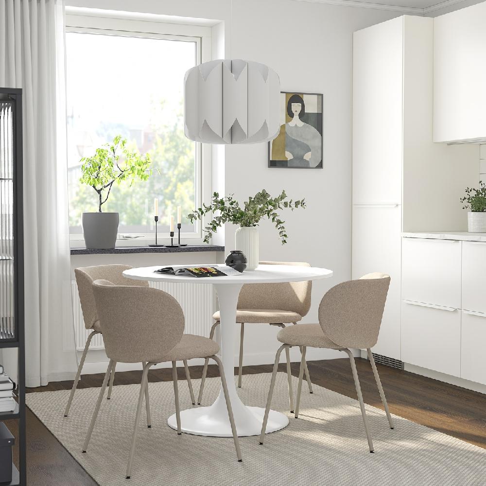 IKEA DOCKSTA Tavolo Bianco/bianco 103 Cm