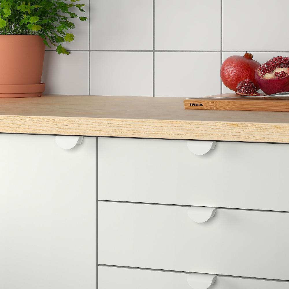 IKEA DRAGSMARK Maniglia Da Agganciare Bianco 40 Mm