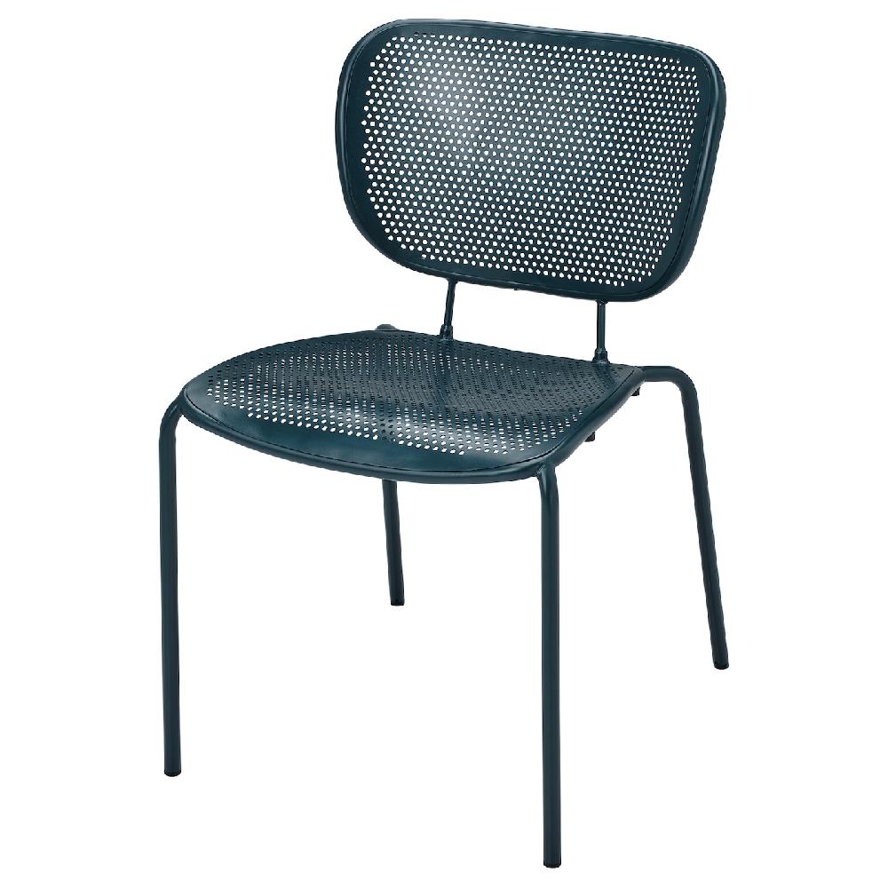 IKEA DUVSKÄR Sedia Da Interno/esterno Blu-nero