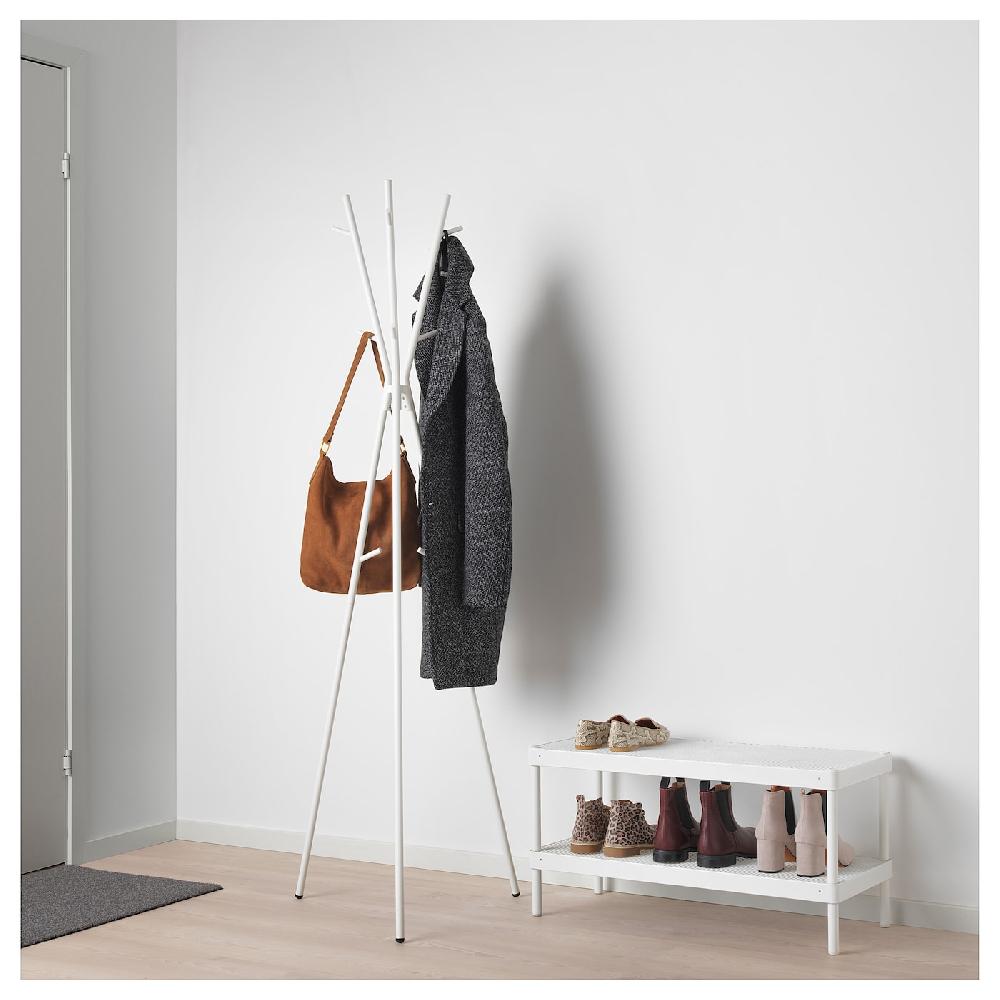 IKEA EKRAR Appendiabiti Da Terra Bianco 169 Cm