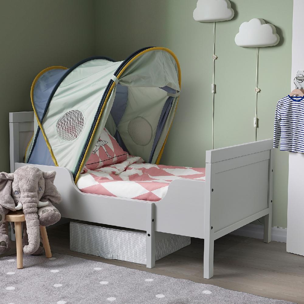 IKEA ELDFLUGA Tenda Per Letto Blu/verde 70/80/90