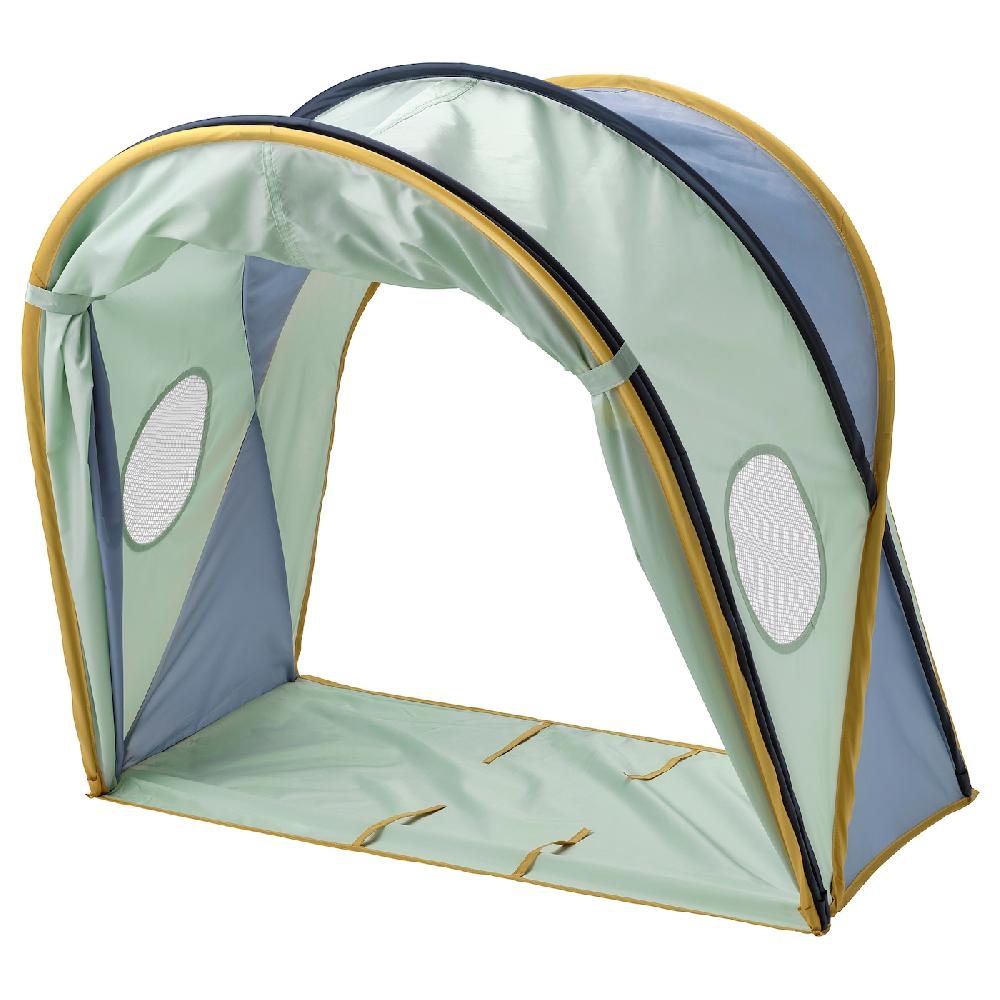 IKEA ELDFLUGA Tenda per letto blu/verde 70/80/90