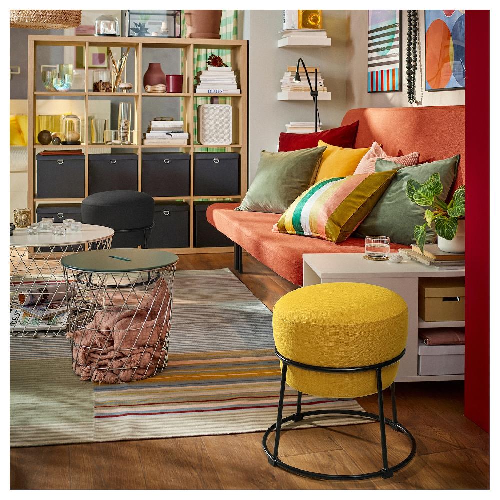 IKEA EMMISLÖV Pouf Skiftebo Giallo