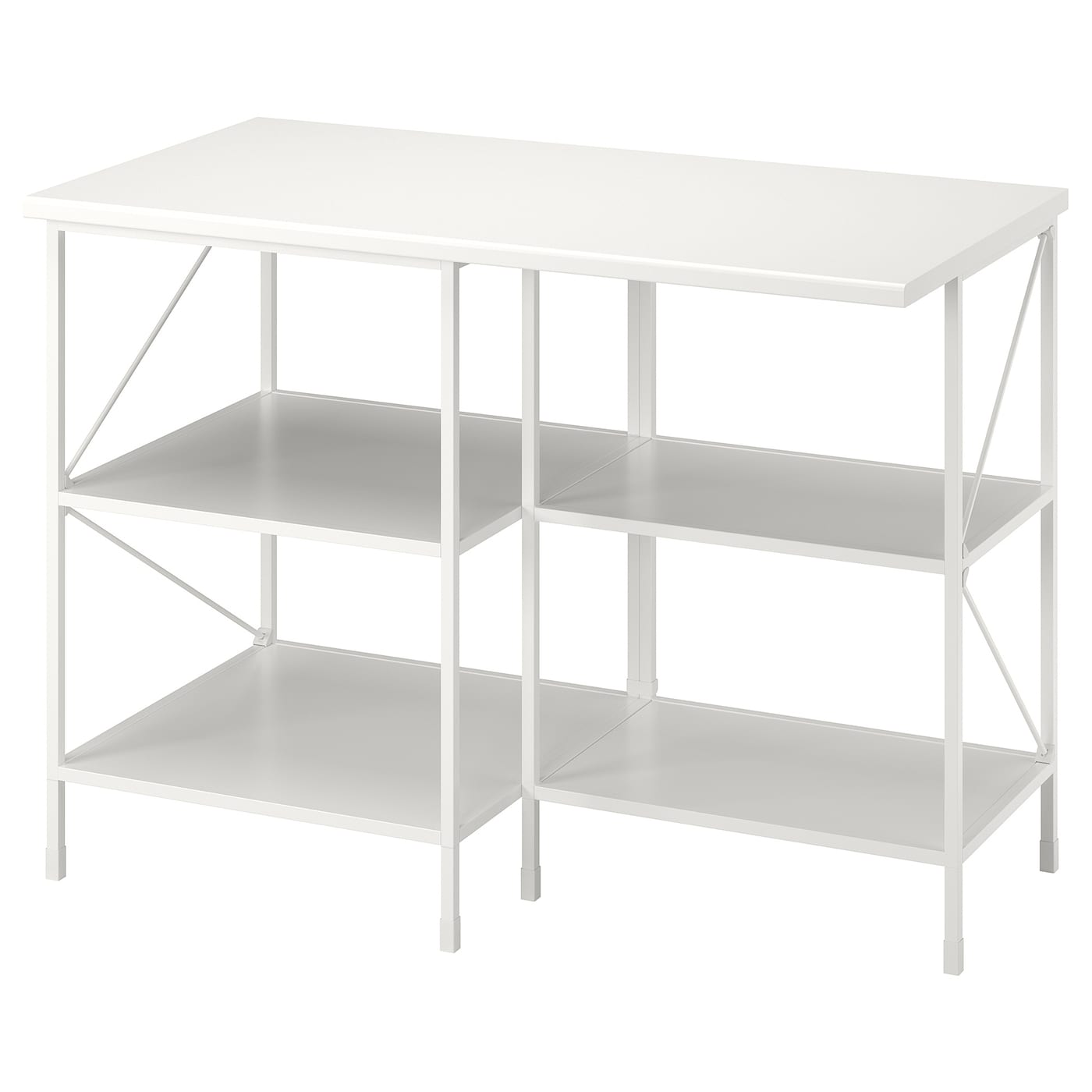 IKEA ENHET Banco da lavoro bianco 123x63.5x91 cm