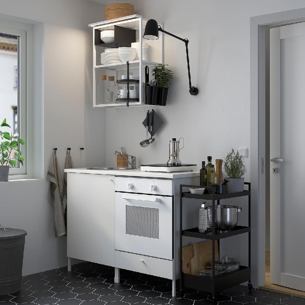 IKEA ENHET Cucina Bianco 123x63.5x222 Cm