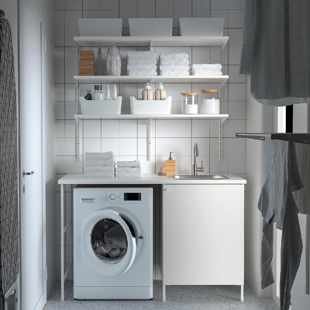 IKEA ENHET Lavanderia Bianco 139x63.5x90.5 Cm