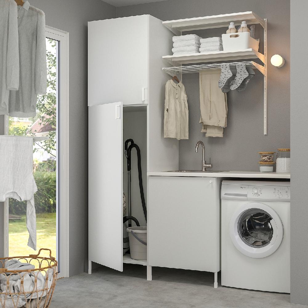 IKEA ENHET Lavanderia Bianco 183x63.5x222.5 Cm