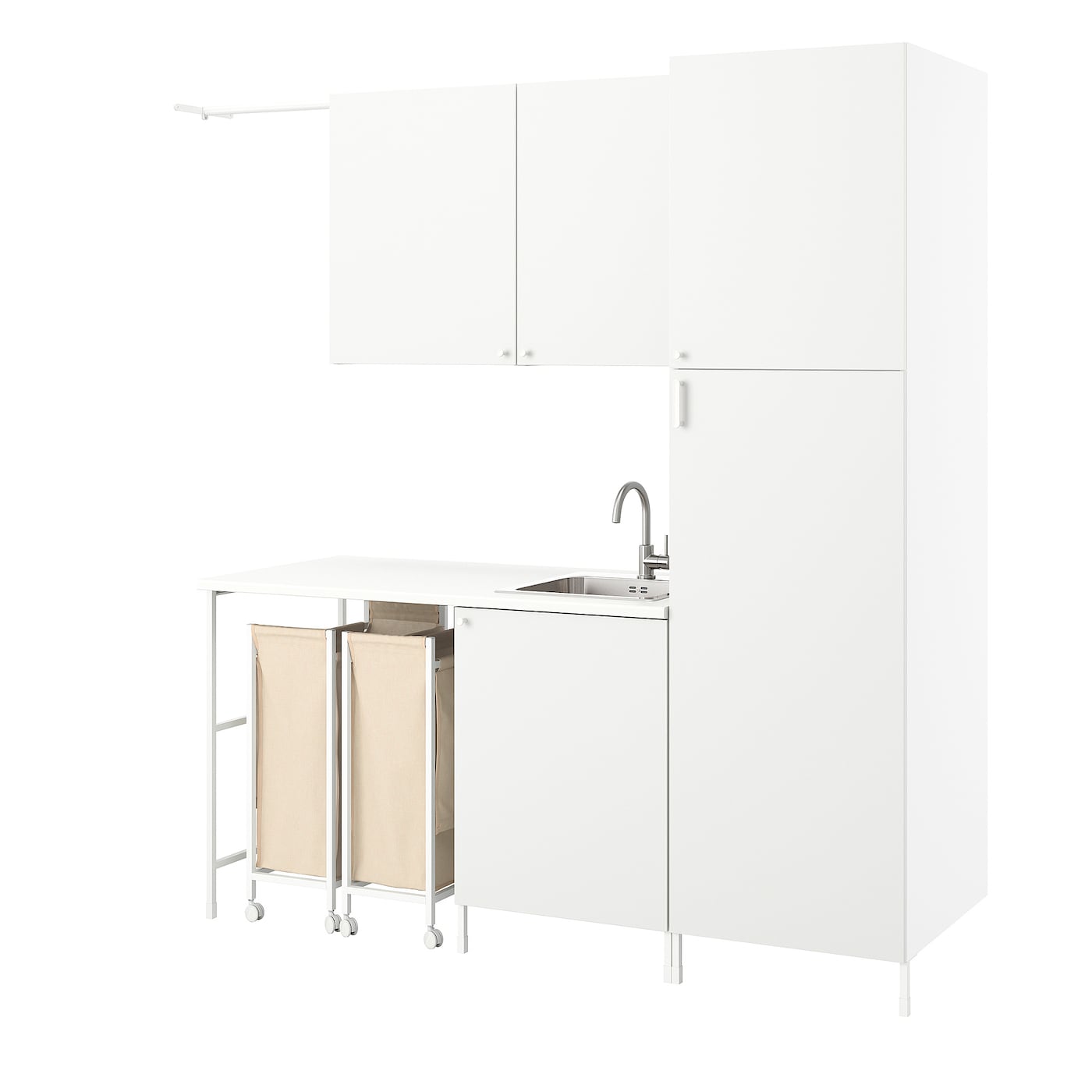 IKEA ENHET Lavanderia bianco 199x63.5x222.5 cm