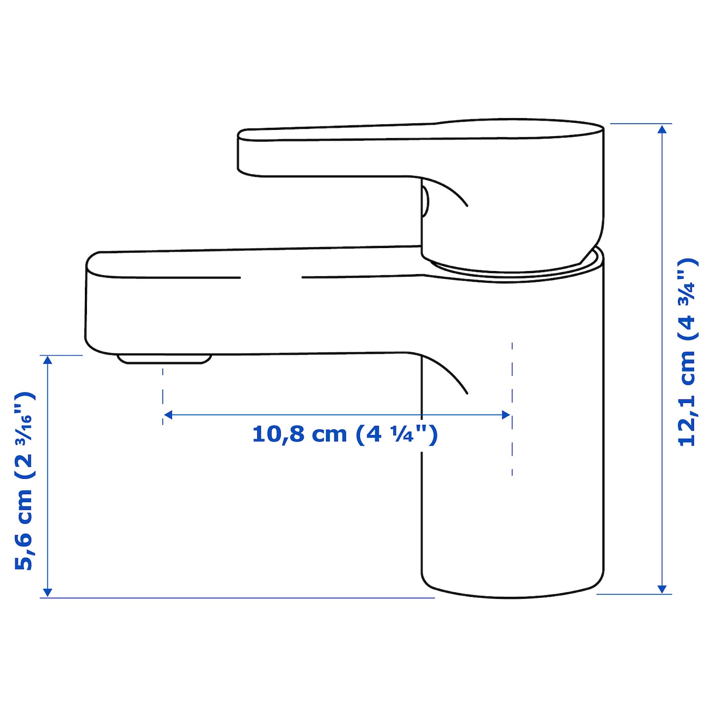 IKEA ENSEN Miscelatore Per Lavabo Cromato