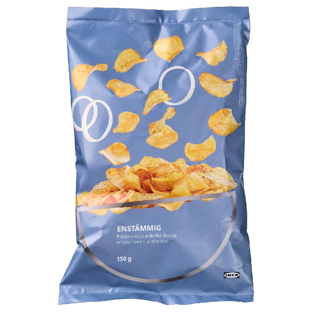 IKEA ENSTÄMMIG Patatine panna acida cipolla 150 g
