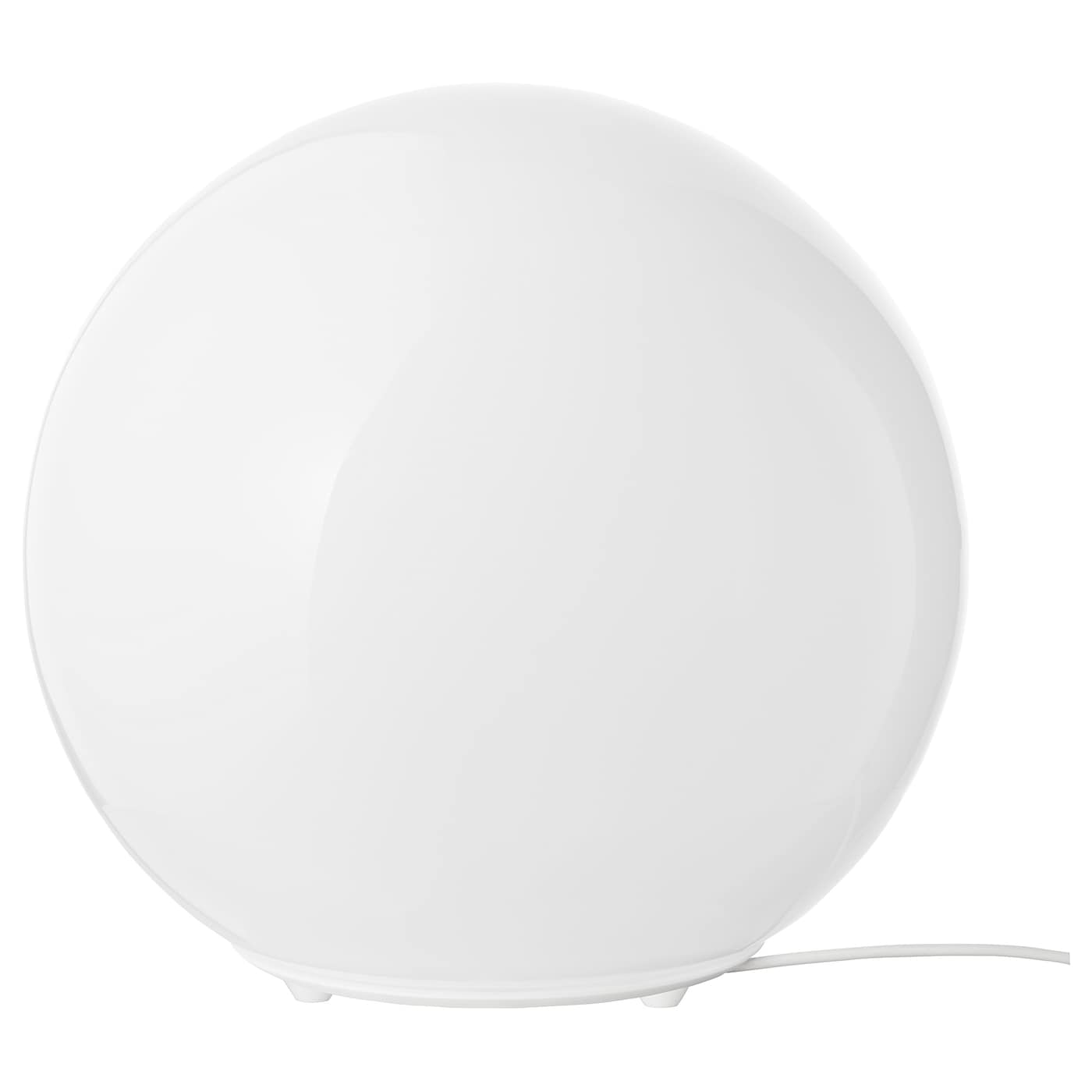 IKEA FADO Lampada da tavolo bianco 25 cm