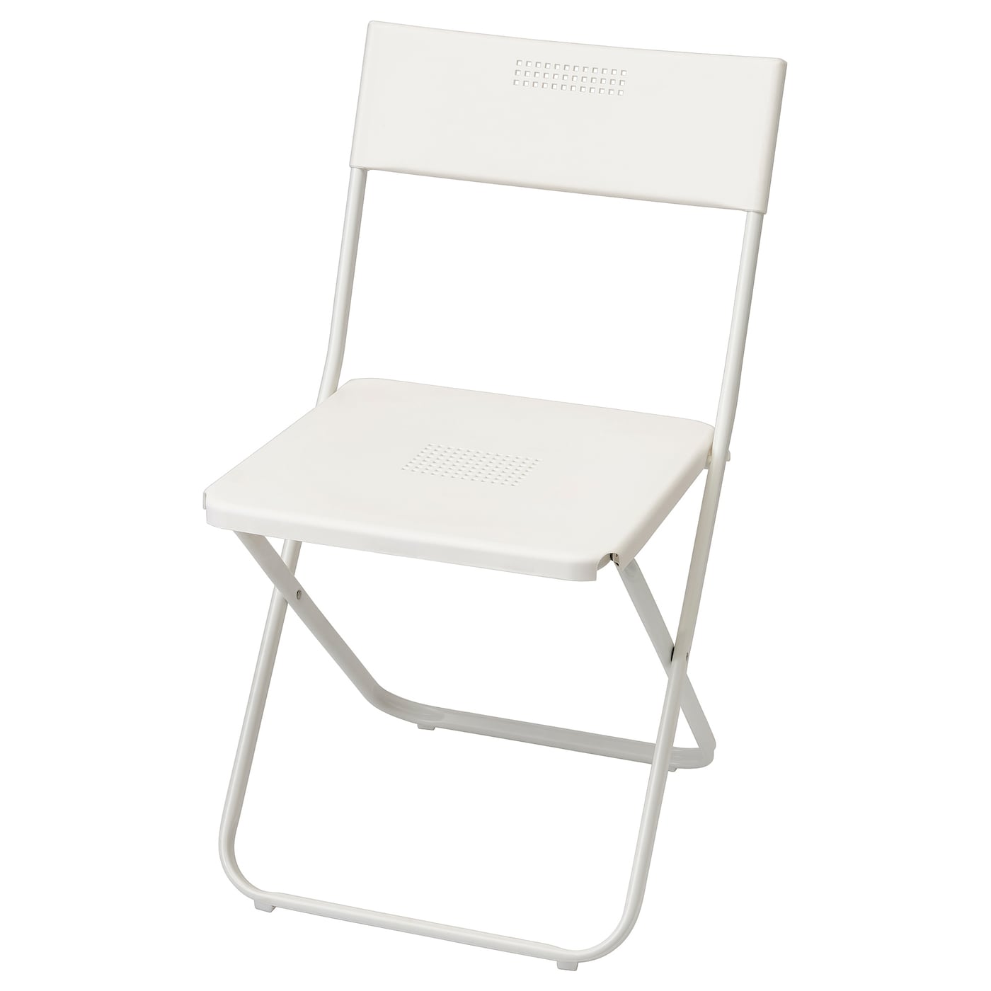 IKEA FEJAN Sedia da giardino pieghevole bianco
