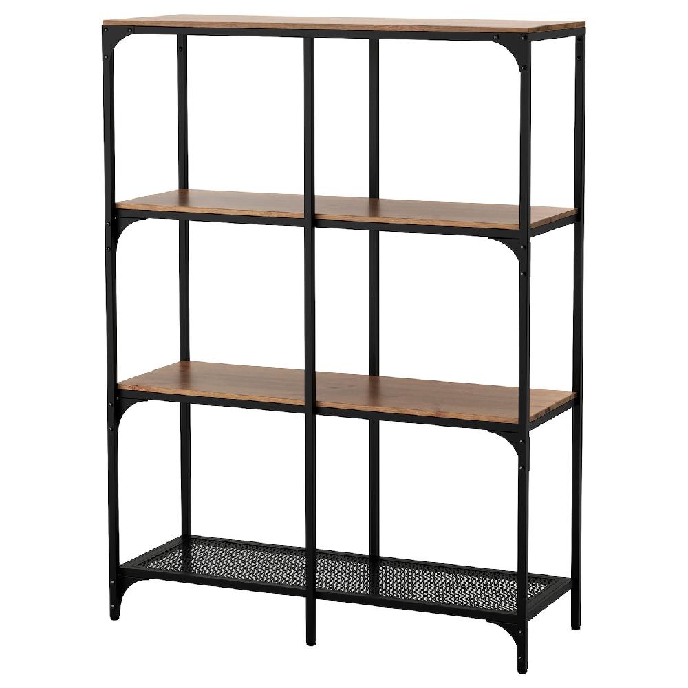 IKEA FJÄLLBO Scaffale nero 100x136 cm