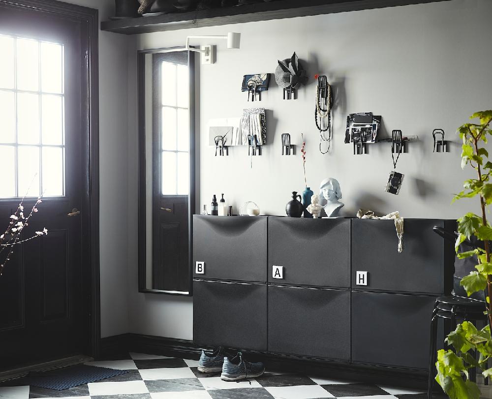 IKEA FJANTIG Gancio Nero