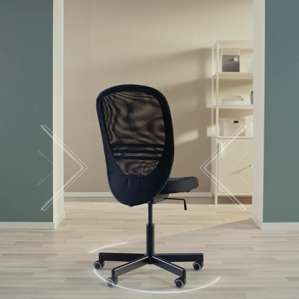 IKEA FLINTAN Sedia Da Ufficio Nero