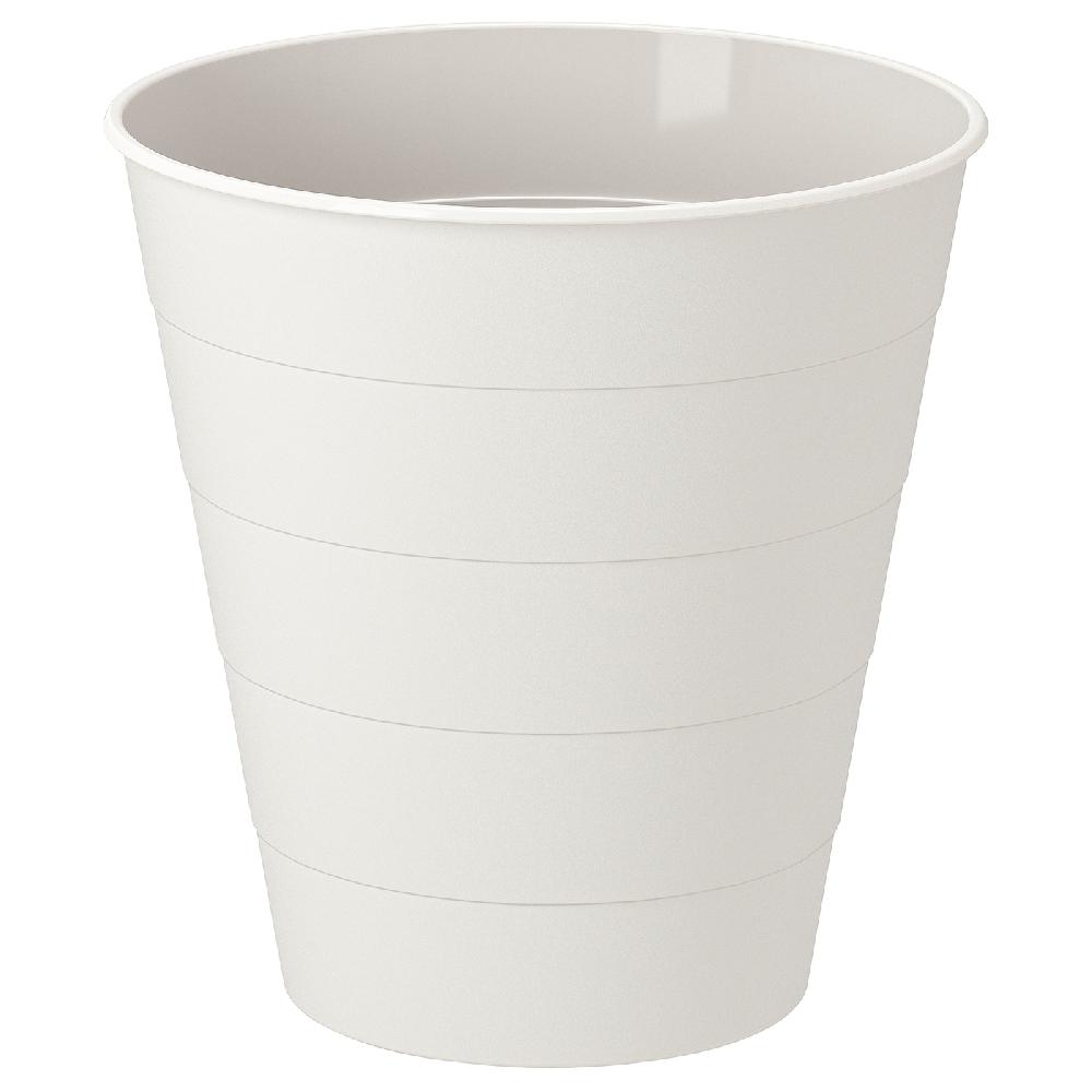 IKEA FNISS Secchio dell'immondizia bianco 10 l