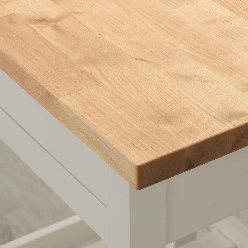 IKEA FÖRHÖJA Carrello Betulla/bianco 53x43 Cm