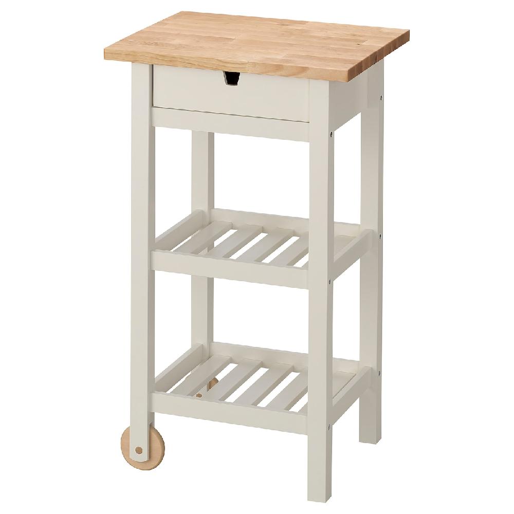 IKEA FÖRHÖJA Carrello betulla/bianco 53x43 cm