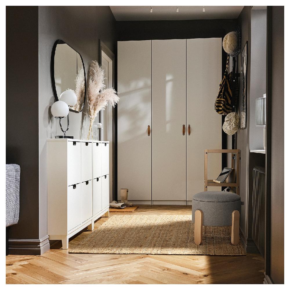 IKEA FÖRLUNDA Pouf Con Contenitore/Tonerud Grigio